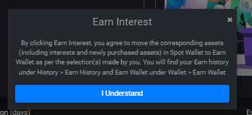 Earn Interest